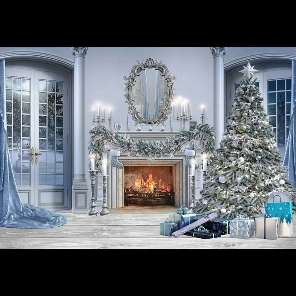 Vinyl Christmas background size 8x6 ft